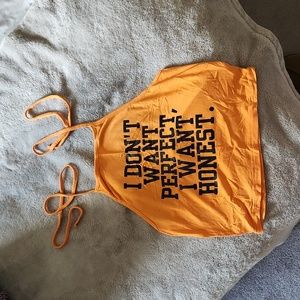 Halter crop top